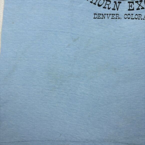 Vintage 80s Single Stitch XL Rocky Mountain Oyster Buckhorn Exchange Denver USA - Picture 4 of 11